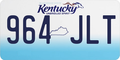 KY license plate 964JLT