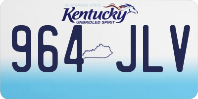 KY license plate 964JLV