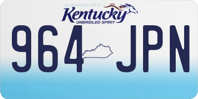 KY license plate 964JPN