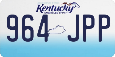 KY license plate 964JPP