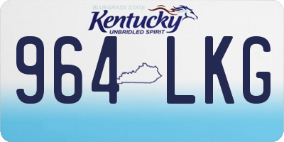 KY license plate 964LKG