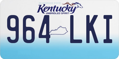 KY license plate 964LKI