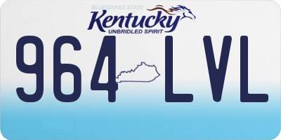 KY license plate 964LVL