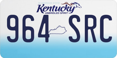 KY license plate 964SRC