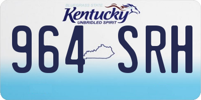 KY license plate 964SRH