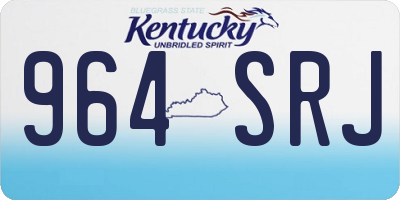 KY license plate 964SRJ