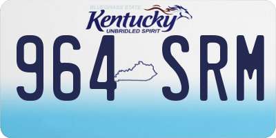 KY license plate 964SRM