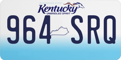 KY license plate 964SRQ