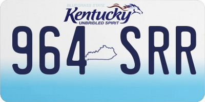 KY license plate 964SRR
