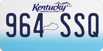 KY license plate 964SSQ