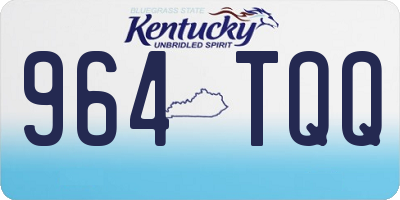 KY license plate 964TQQ
