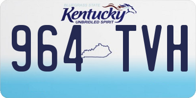 KY license plate 964TVH