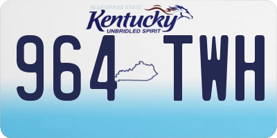KY license plate 964TWH