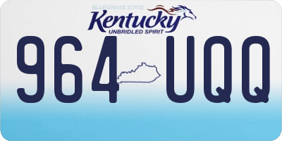 KY license plate 964UQQ