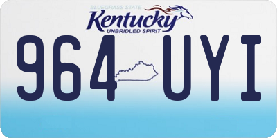 KY license plate 964UYI