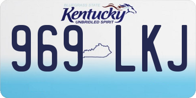 KY license plate 969LKJ