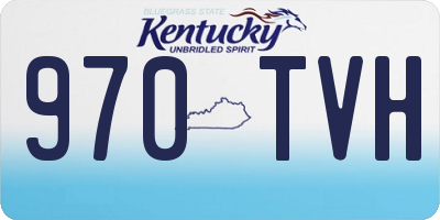 KY license plate 970TVH