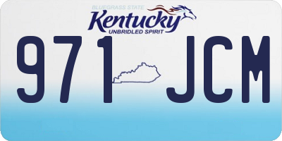 KY license plate 971JCM