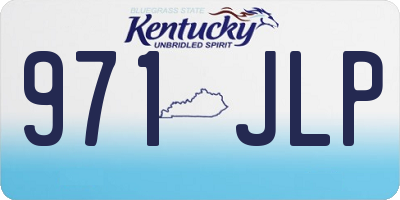 KY license plate 971JLP