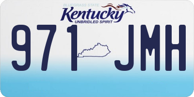 KY license plate 971JMH