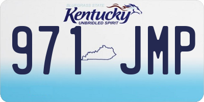 KY license plate 971JMP