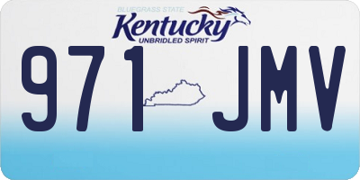 KY license plate 971JMV