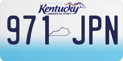 KY license plate 971JPN