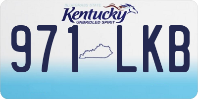 KY license plate 971LKB