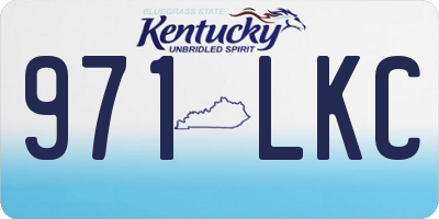 KY license plate 971LKC