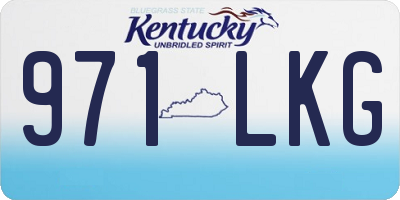 KY license plate 971LKG