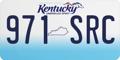 KY license plate 971SRC