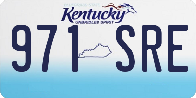 KY license plate 971SRE