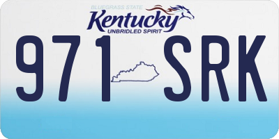 KY license plate 971SRK