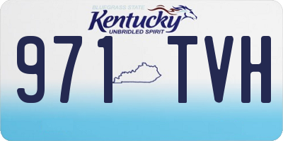 KY license plate 971TVH