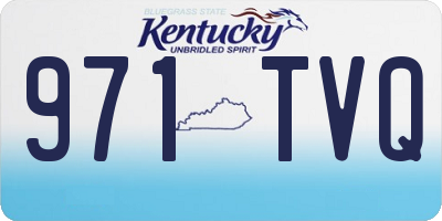 KY license plate 971TVQ