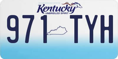 KY license plate 971TYH
