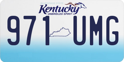 KY license plate 971UMG