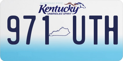 KY license plate 971UTH