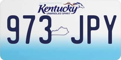 KY license plate 973JPY