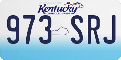 KY license plate 973SRJ