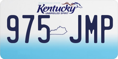 KY license plate 975JMP