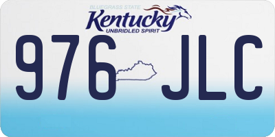 KY license plate 976JLC