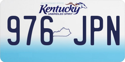KY license plate 976JPN