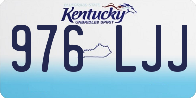 KY license plate 976LJJ