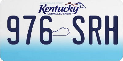 KY license plate 976SRH