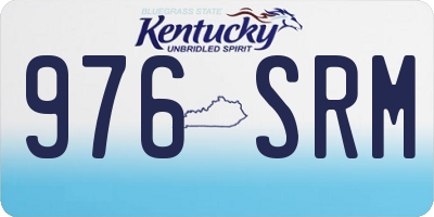KY license plate 976SRM