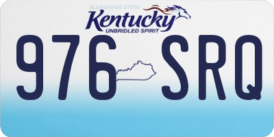 KY license plate 976SRQ
