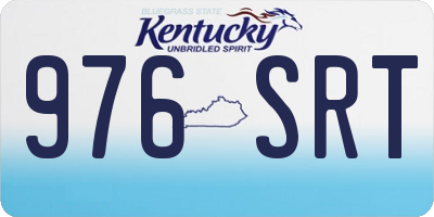 KY license plate 976SRT