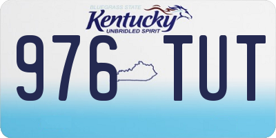 KY license plate 976TUT