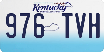 KY license plate 976TVH
